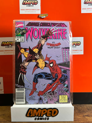 Marvel Comics Presents Wolverine 48 Spider-Man Erik Larsen Cover