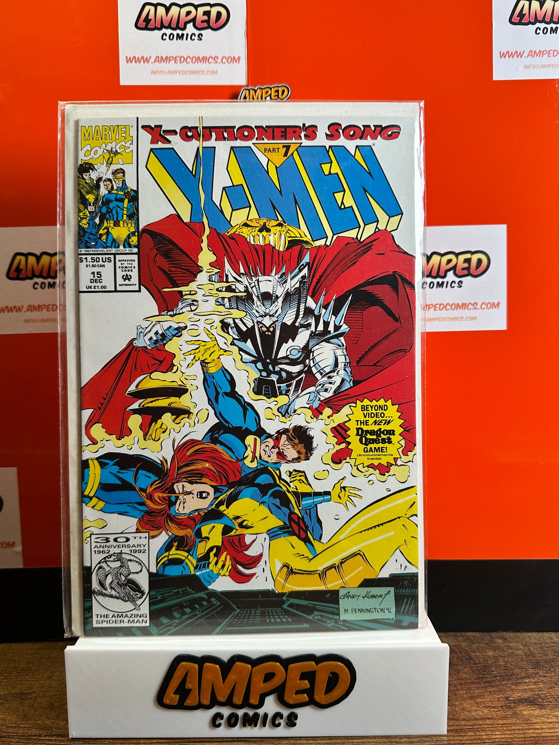 X-Men 15 Marvel Comics Dec 1992 X-Cutioners Song Part 7