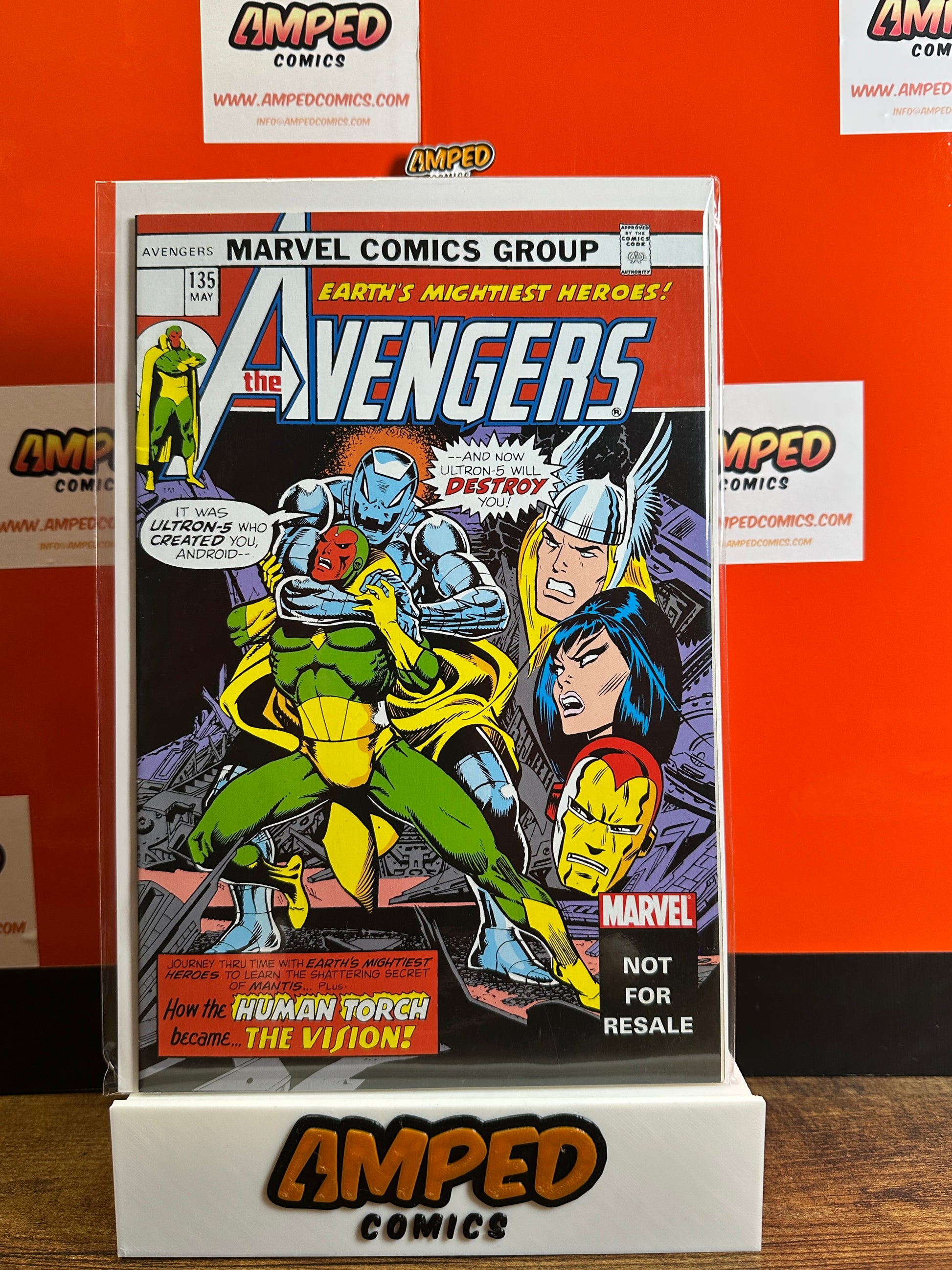 THE AVENGERS 1 FACSIMILE 2023 EDITION REPRINT - Vision Ultron Story