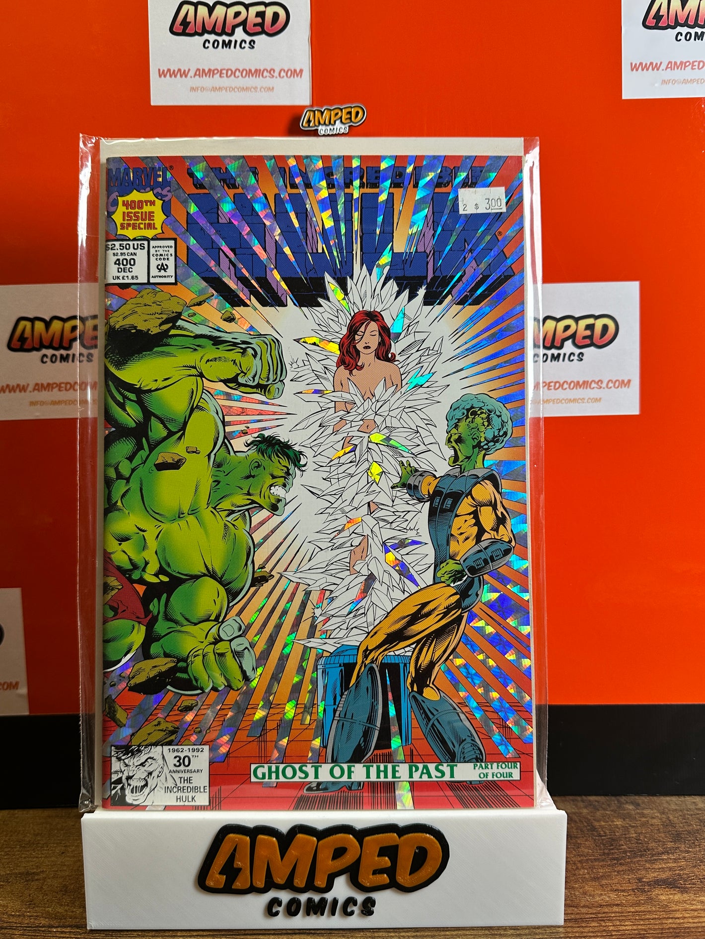 Incredible Hulk 400 Marvel 1992 30th Anniversary Holographic Cover