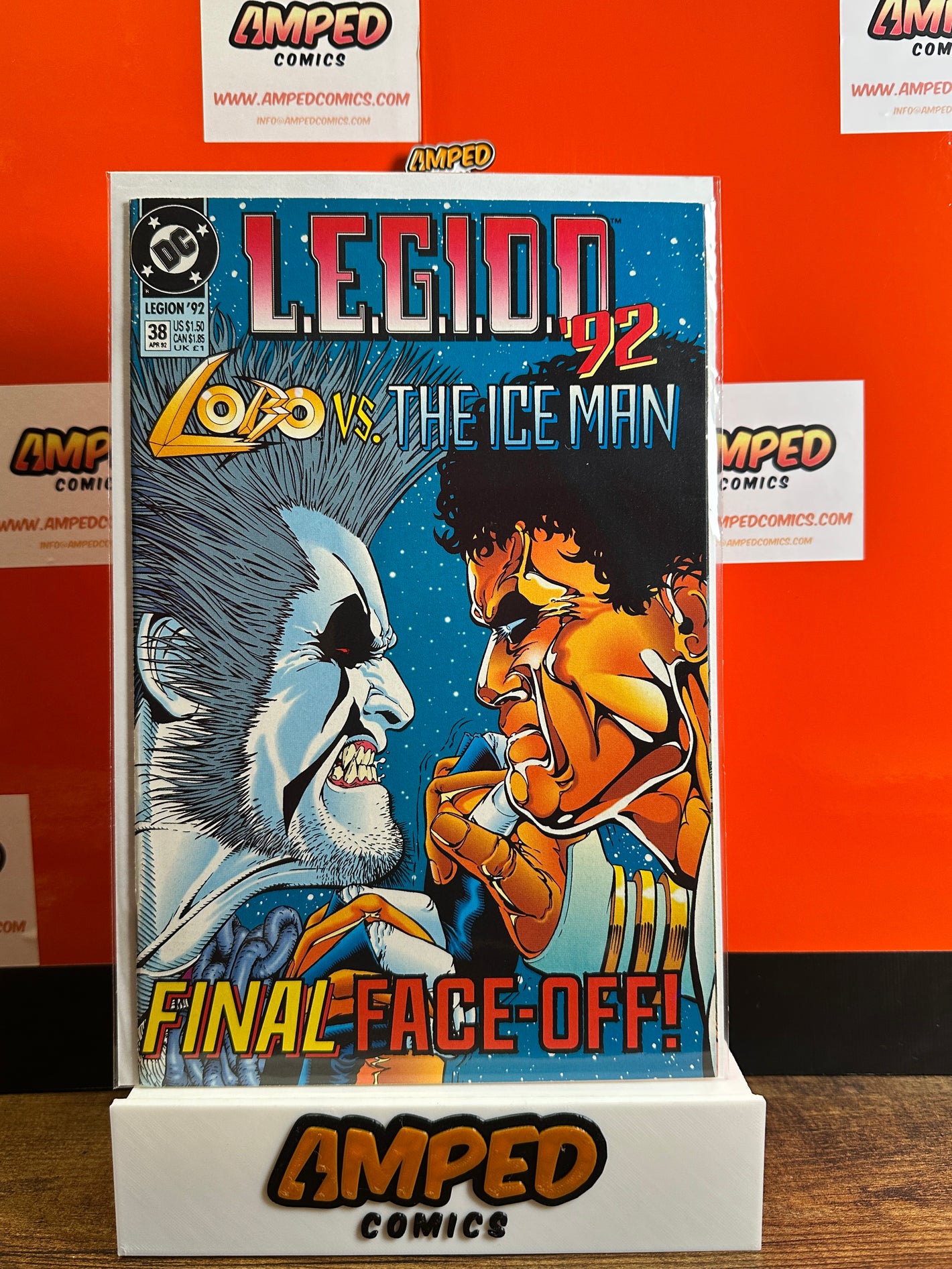 LEGION 92 38 Lobo vs. The Ice Man DC Comics Final Face-Off