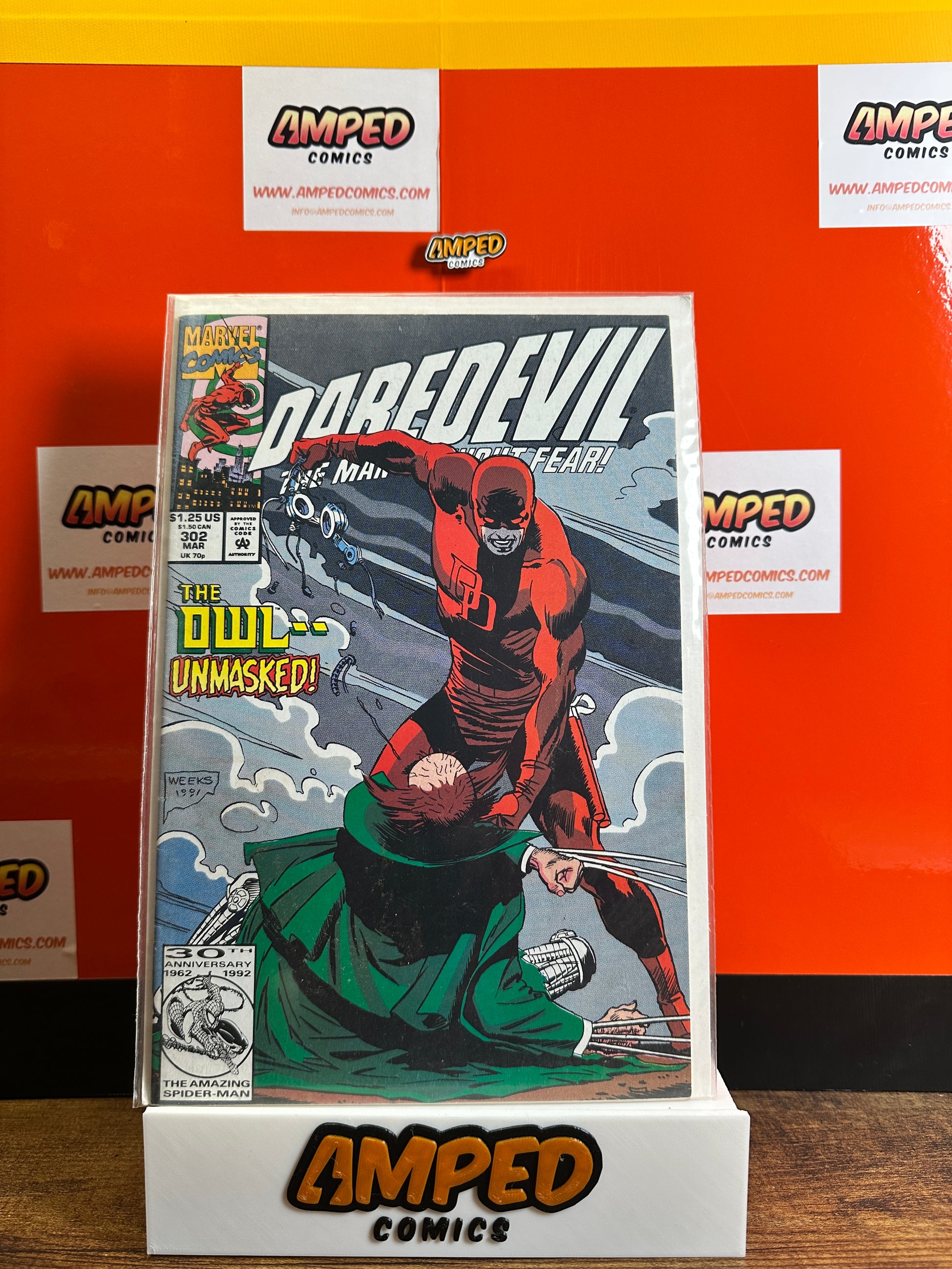 Daredevil 304 Marvel Comics 1992 The Man Without Fear