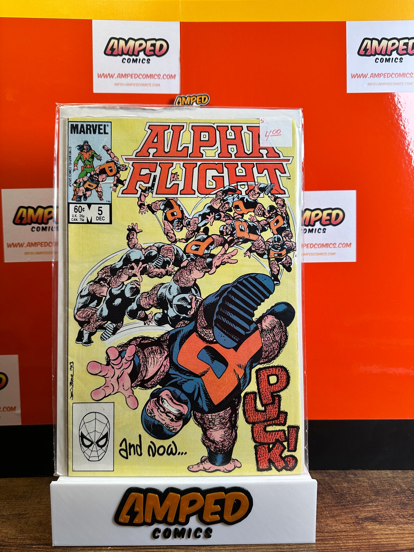 Alpha Flight 5 Marvel Comics Dec 1983 Puck Appearance