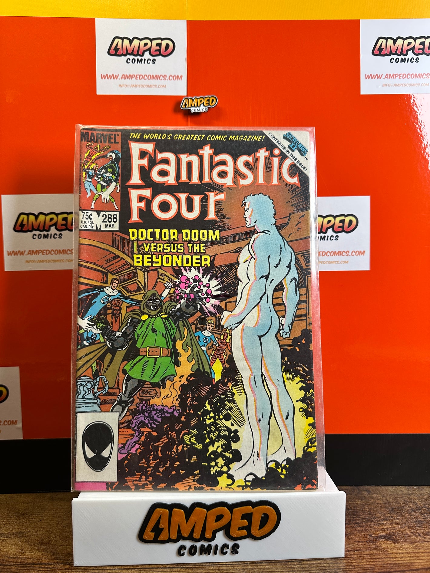 Fantastic Four 288 Marvel Comics March 1986 Doctor Doom vs Beyonder