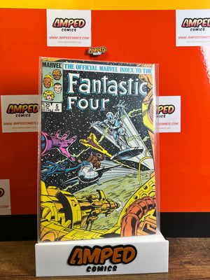 Fantastic Four 5 Marvel Official Index April 1986