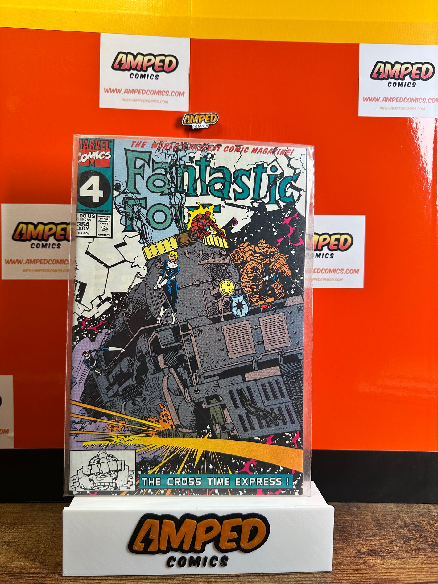 Fantastic Four 354 Marvel Comics July 1991 The Cross Time Express