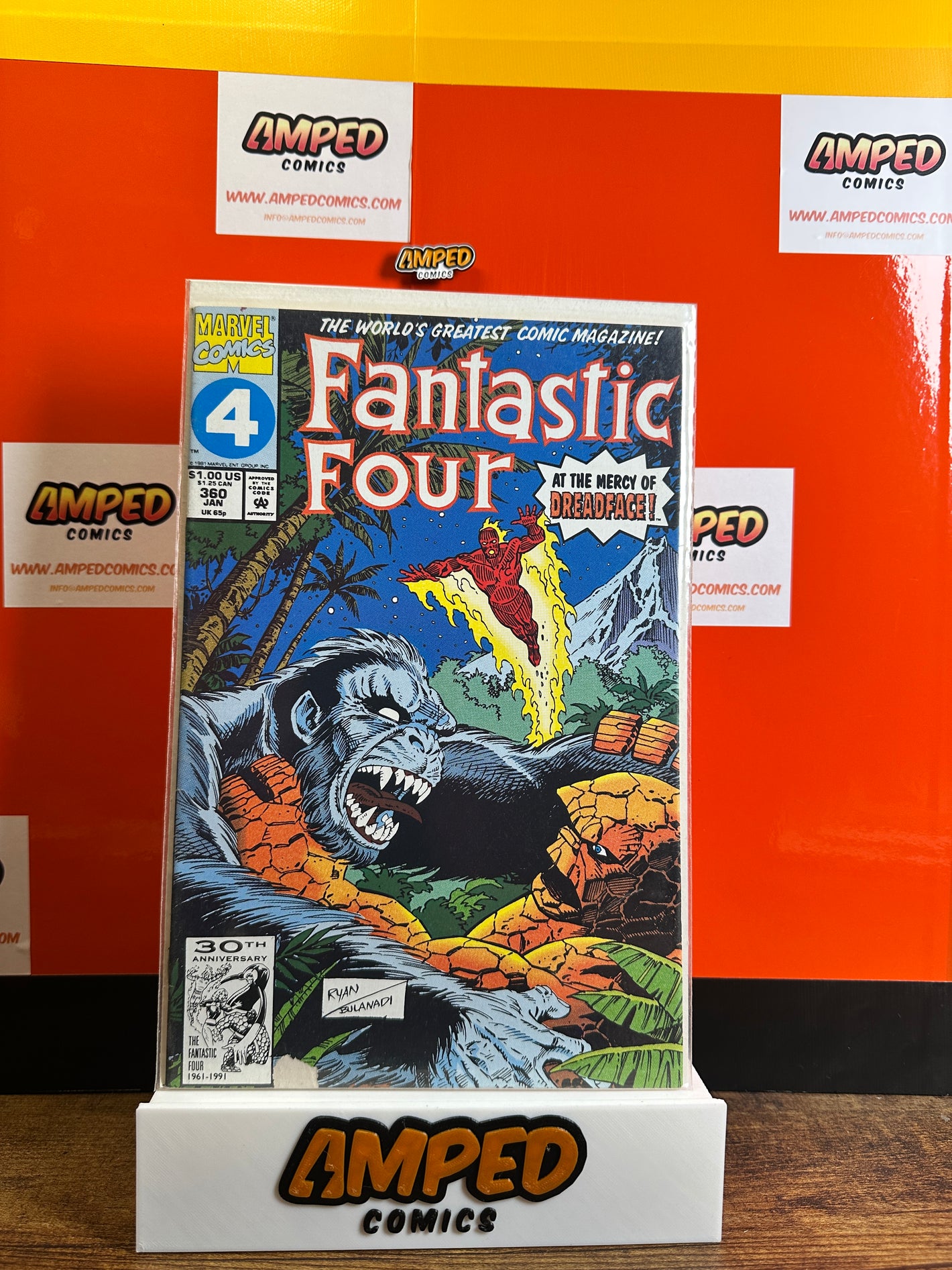 Fantastic Four 360 Marvel Comics 1991 30th Anniversary Issue