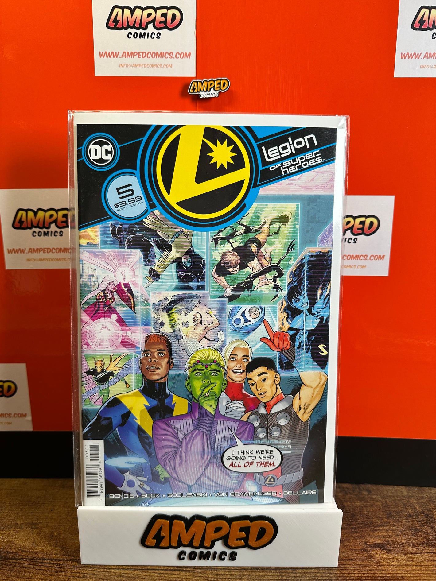 Legion of Super-Heroes 5 DC Comics 2020 by Bendis Sook