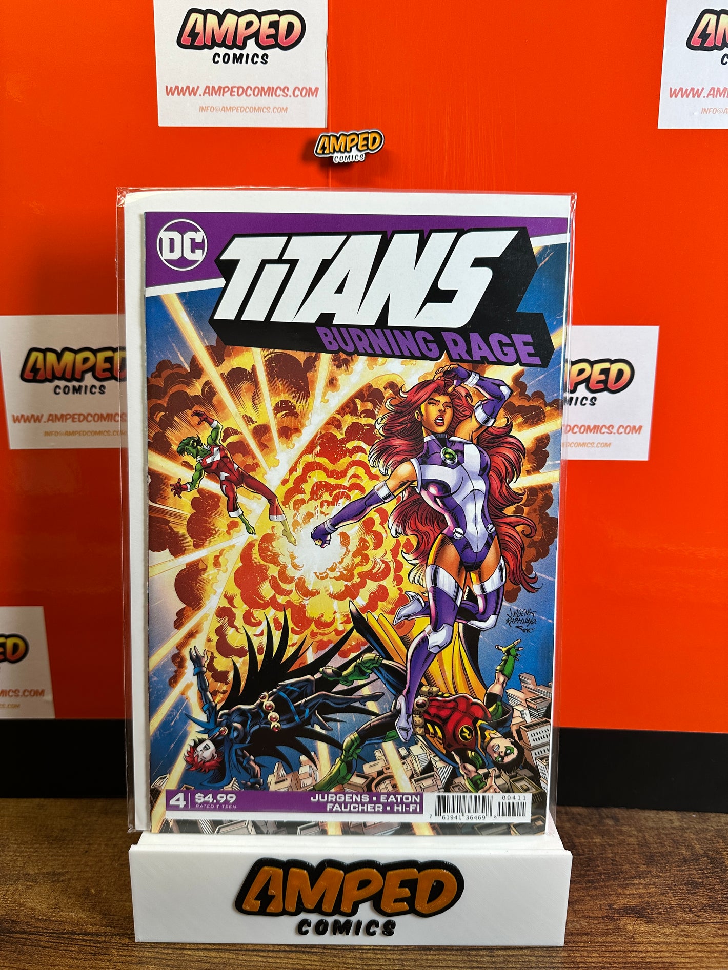 Titans Burning Rage 4 DC Comics 2019 Jurgens Eaton Faucher