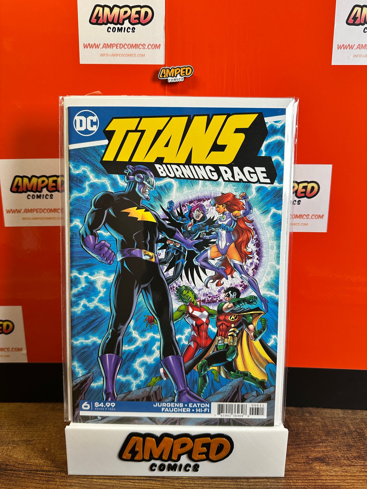 Titans Burning Rage 6 (DC Comics, 2020) Jurgens Eaton