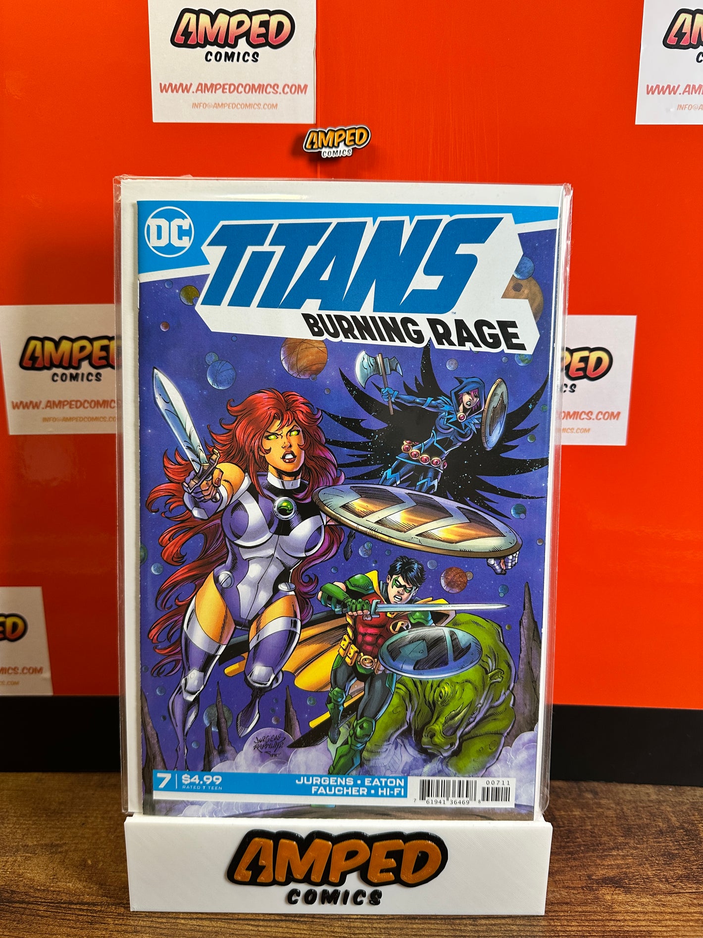 Titans Burning Rage 7 (DC Comics, 2020) by Jurgens Eaton