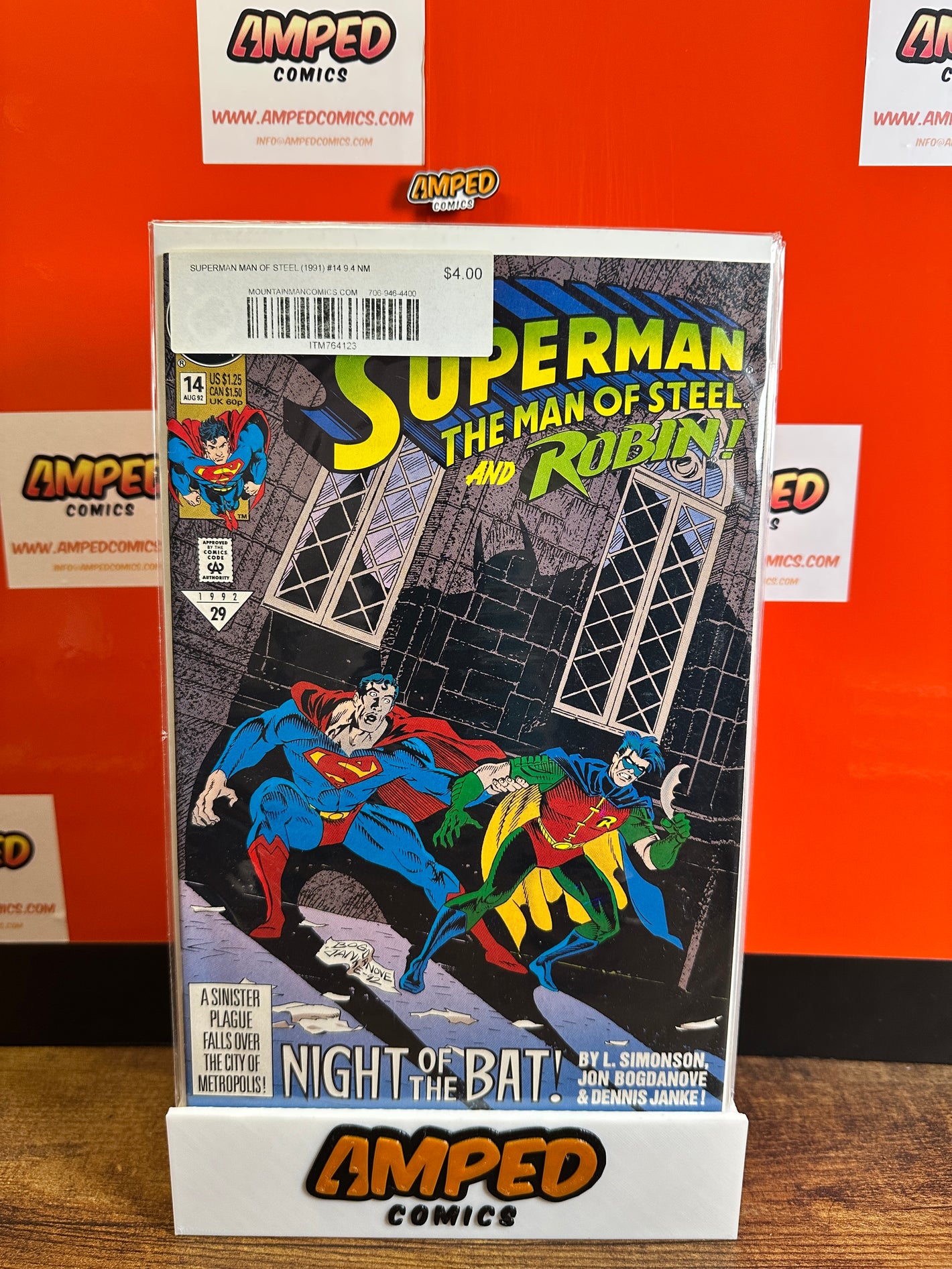 Superman The Man of Steel 14 (1992) DC Comics - Night of the Bat