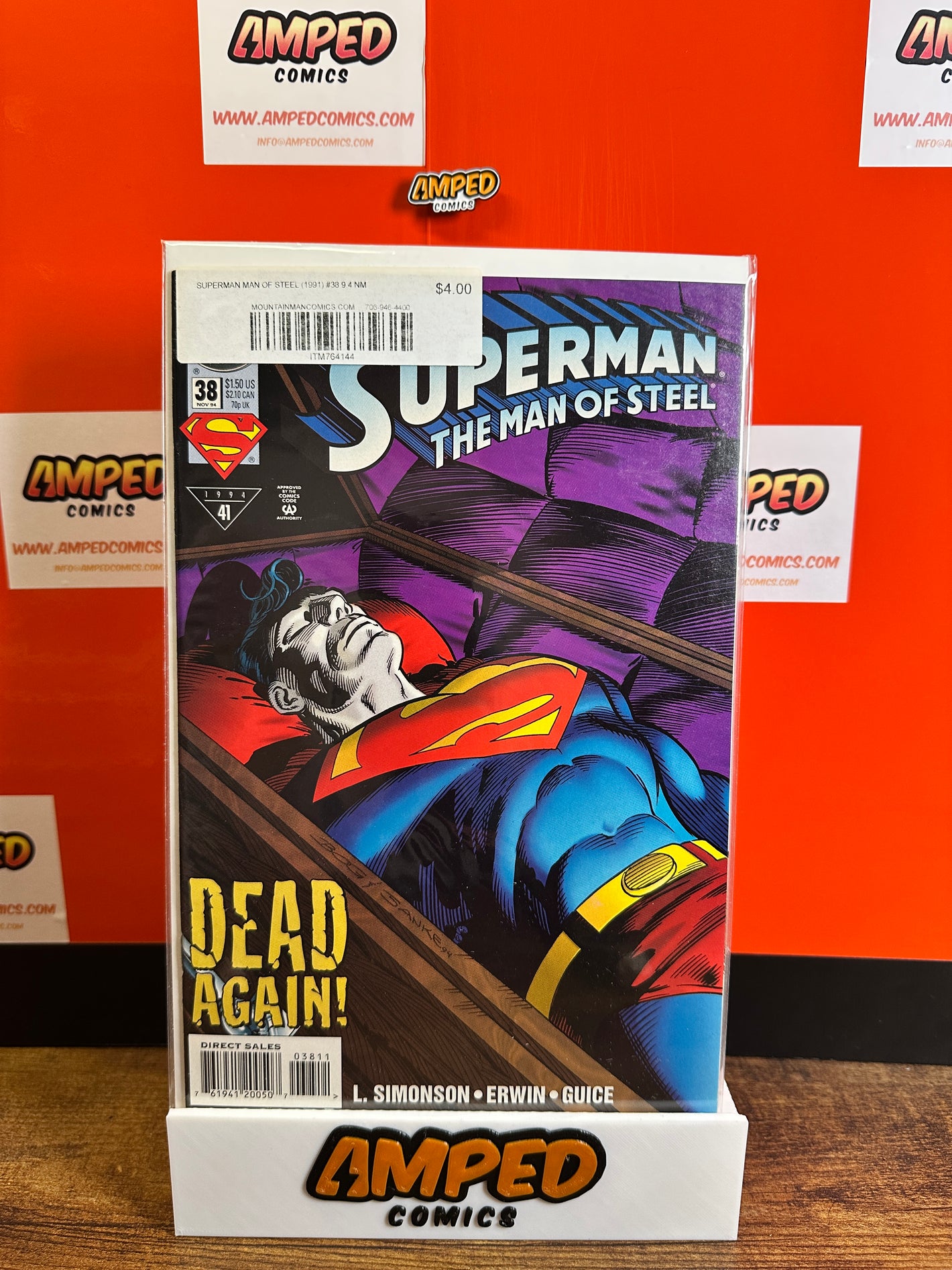 Superman The Man of Steel 38 (1994) DC Comics - Dead Again