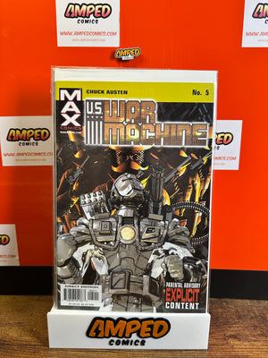 U.S. War Machine 5 MAX Comics Chuck Austen Explicit Content