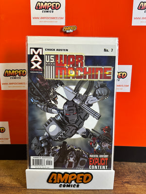U.S. War Machine 7 MAX Comics Chuck Austen Marvel 2001