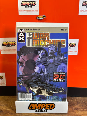 U.S. War Machine 3 MAX Comics Chuck Austen Explicit Content