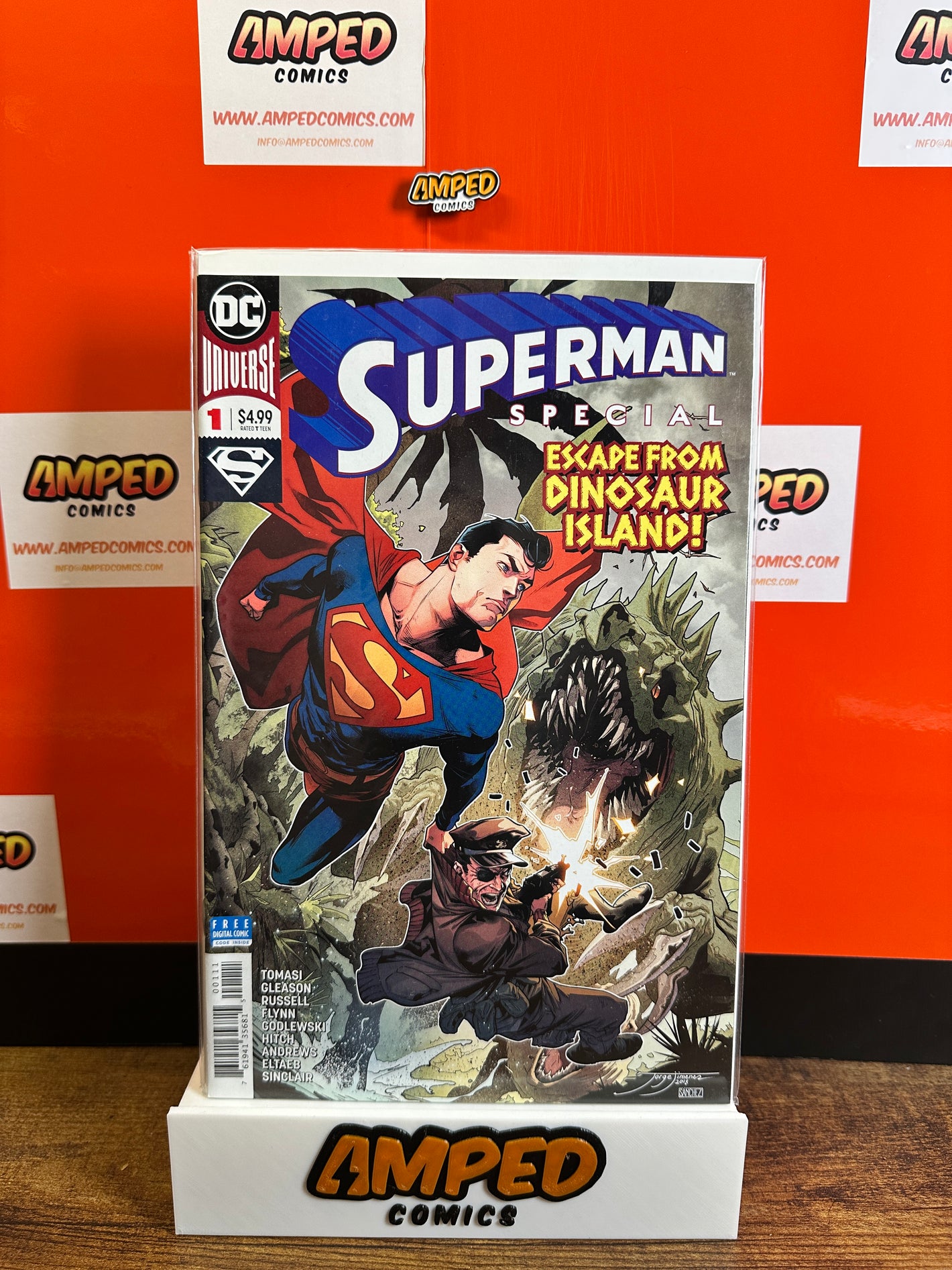Superman Special 1 DC Universe 2018 Escape from Dinosaur Island