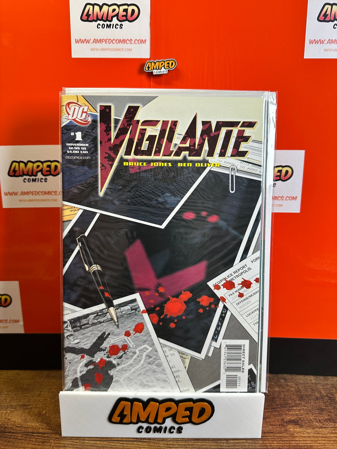 Vigilante 1 DC Comics November Bruce Jones Ben Oliver