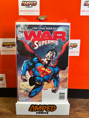 War of the Supermen 0 Free Comic Book Day DC Comics 2010
