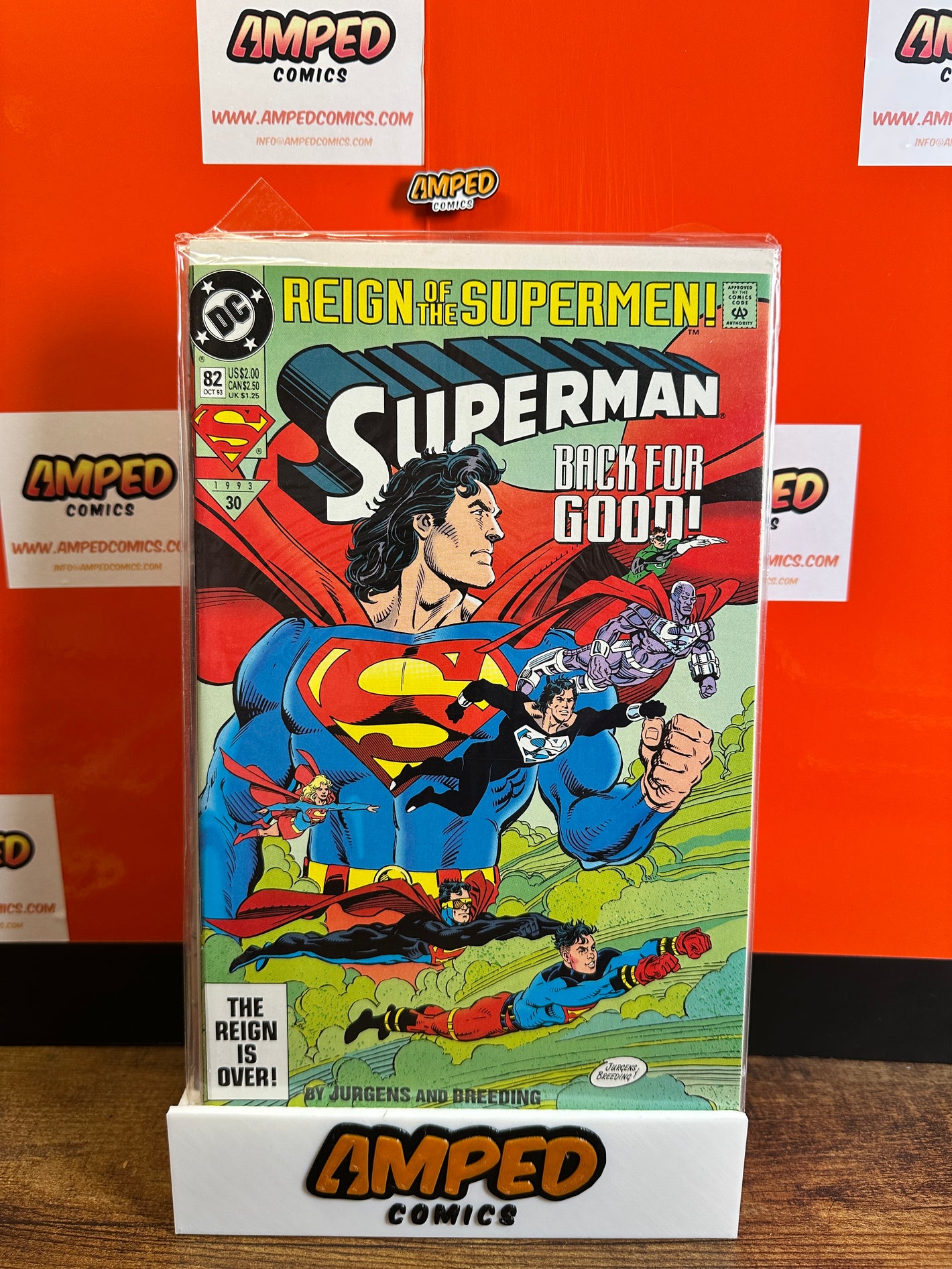 Superman 82 DC Comics 1993 Reign of the Supermen