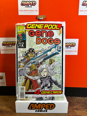 Gene Pool Gene Dogs 1 Marvel Comics October 1993 W/CARD