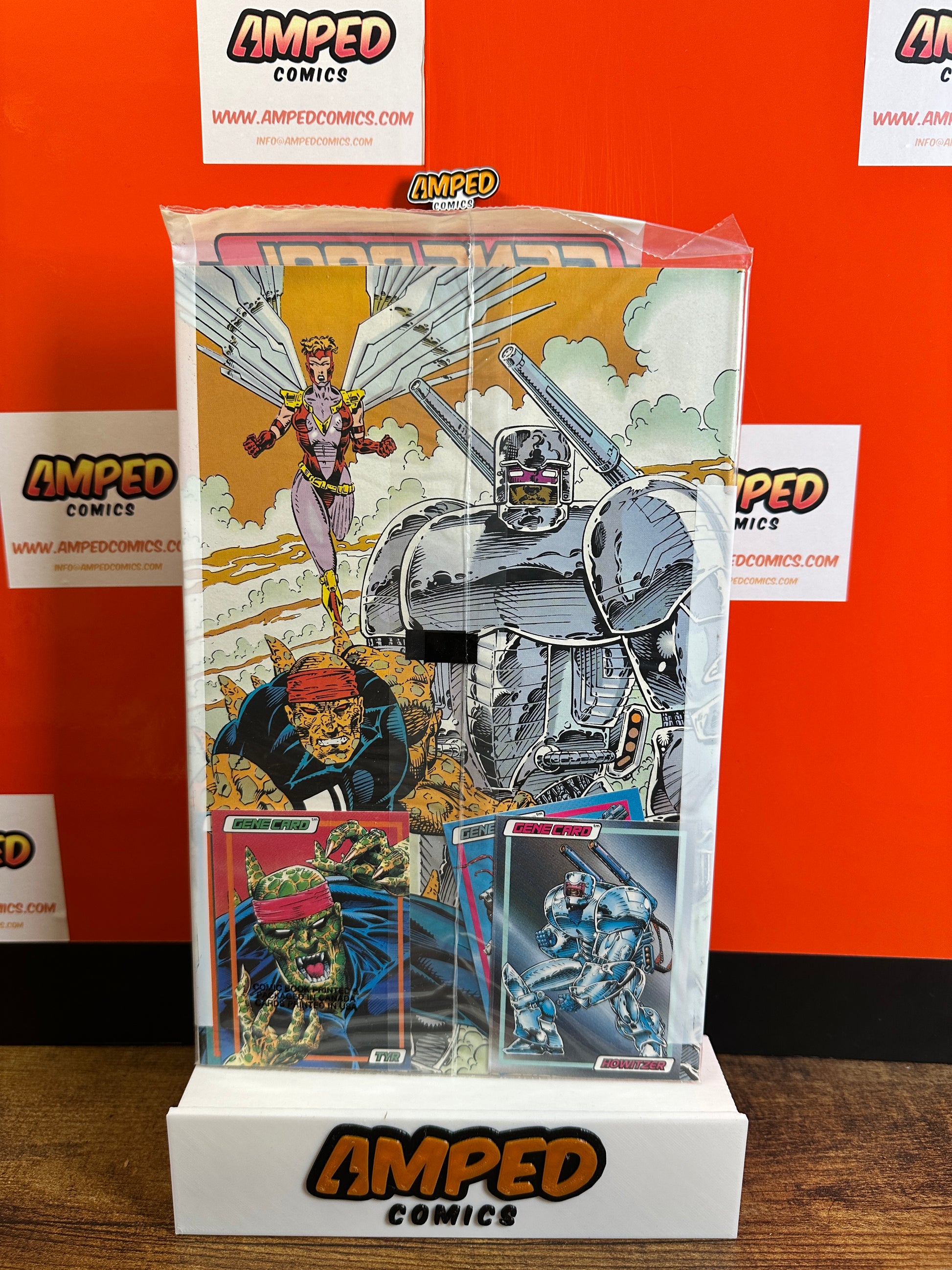 Gene Pool Gene Dogs 1 Marvel Comics October 1993 W/CARD