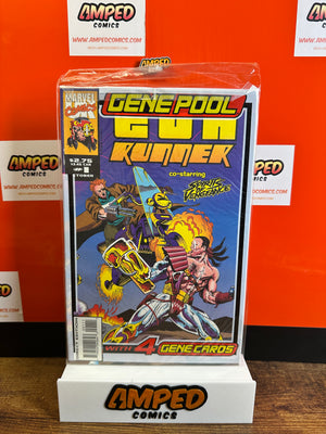 Gene Pool Gun Runner 1 Marvel Comics October 1993 W/CARDS