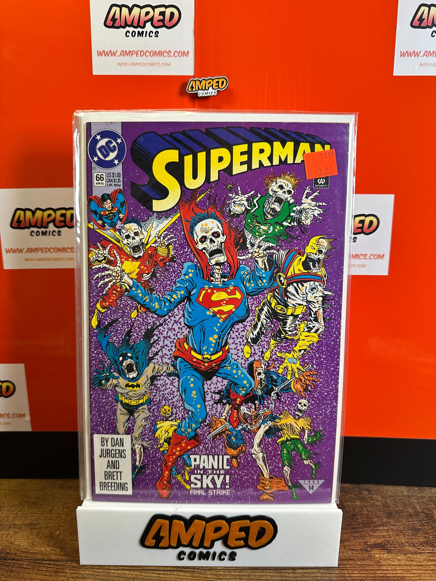 Superman 66 DC Comics April 1992 Panic in the Sky Final Strike