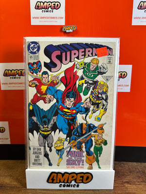 Superman 65 DC Comics 1992 Panic in the Sky Second Strike