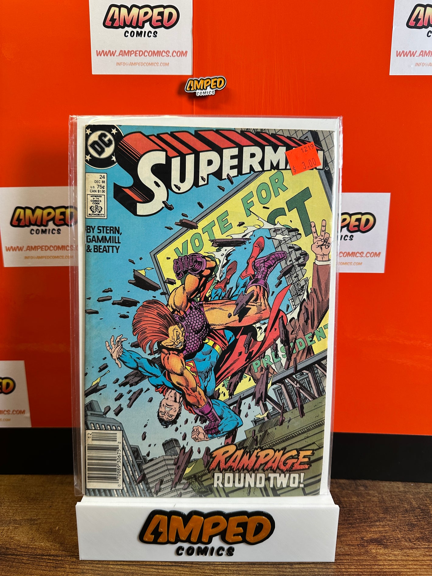 Superman 24 DC Comics Rampage Round Two 1988