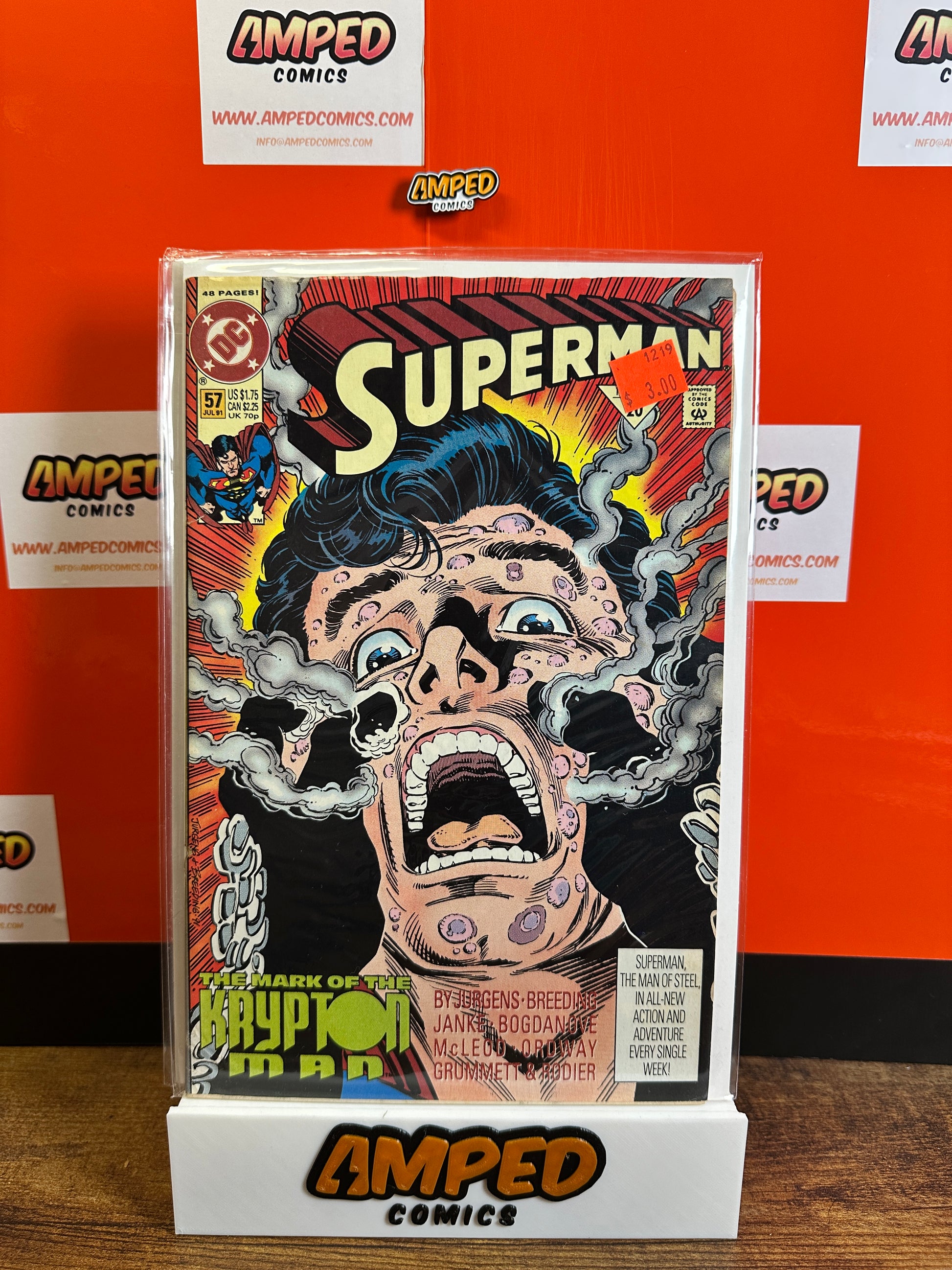 Superman 57 DC Comics July 1991 The Mark of the Krypton Man