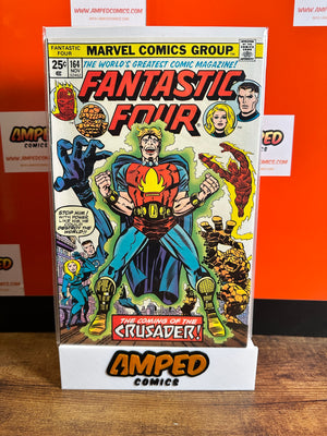 Fantastic Four 164 Marvel 1975🔑Reintroduction of Marvel Boy as the Crusader🔑