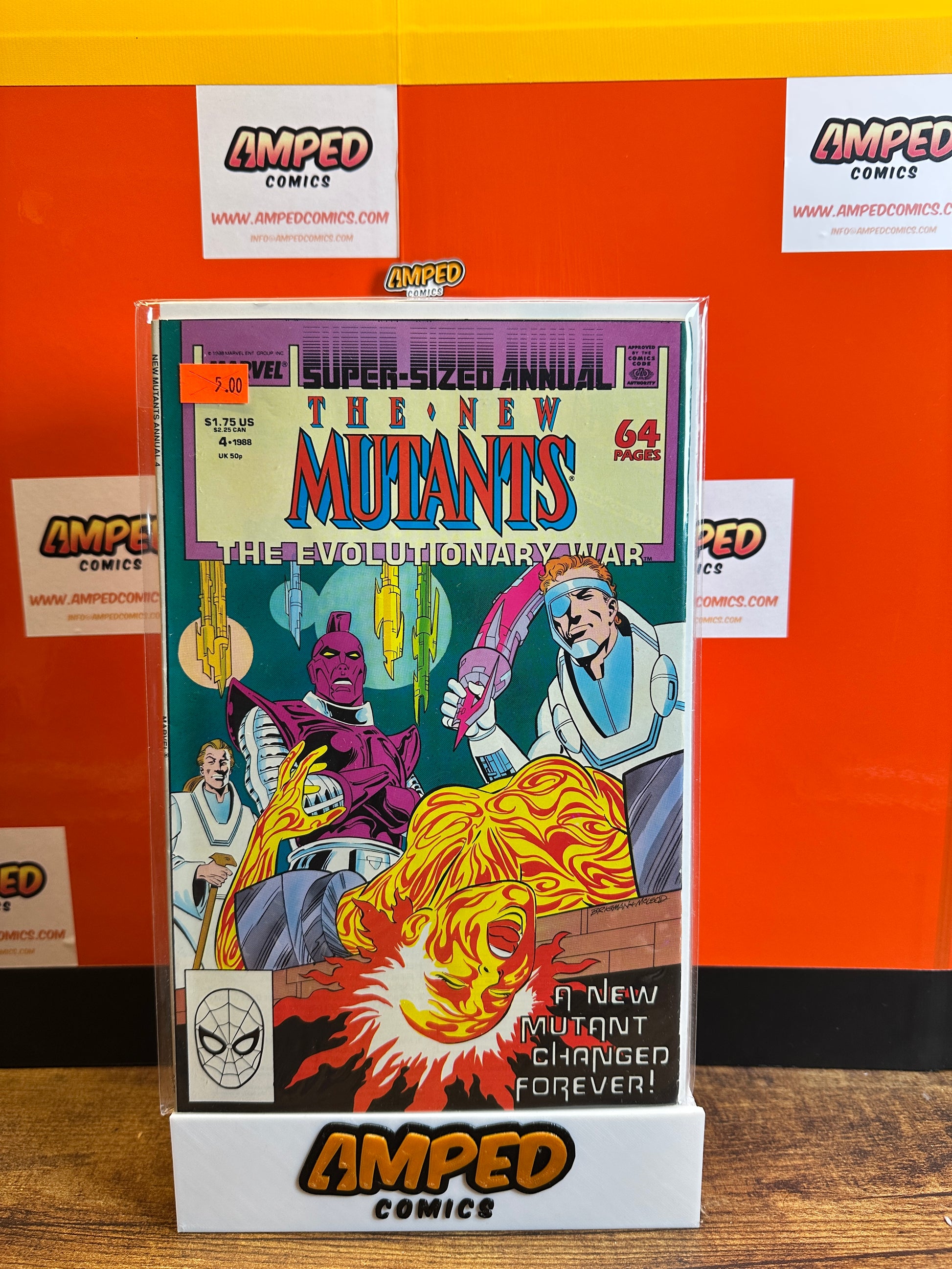The New Mutants Annual 4 Marvel 1988 Evolutionary War