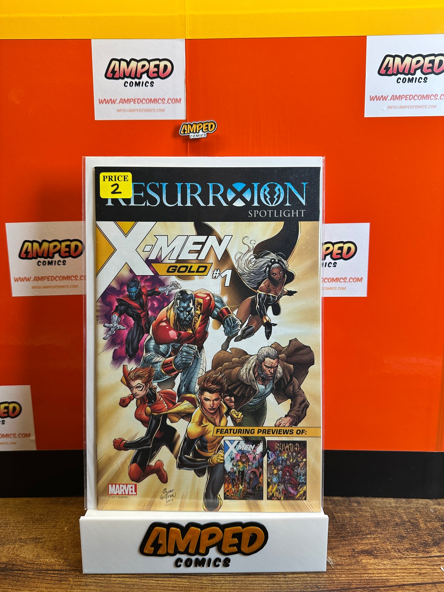 X-Men Gold 1 Marvel 2017 ResurrXion Spotlight