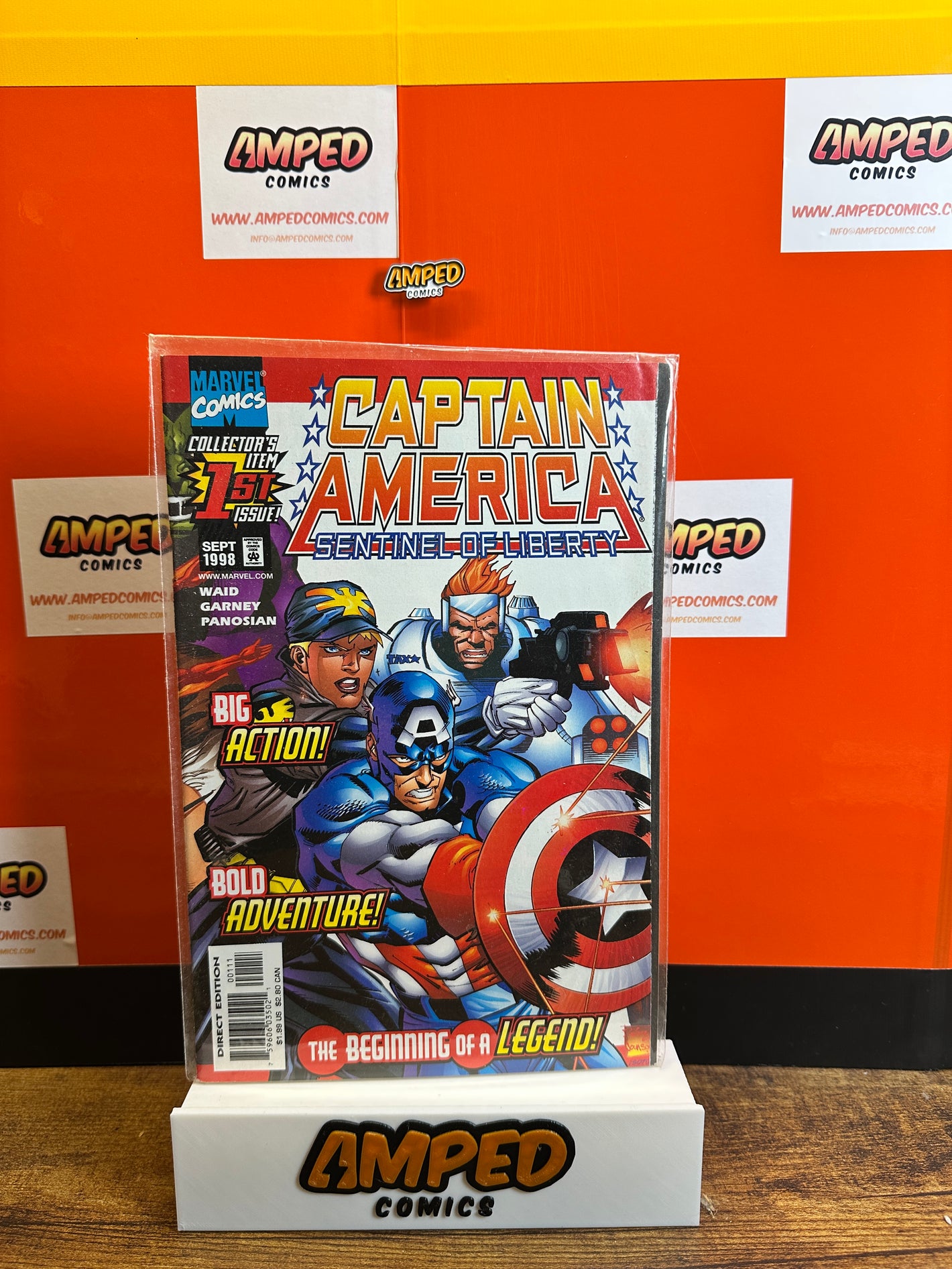 Captain America Sentinel of Liberty 1 (Sept 1998, Marvel Comics)