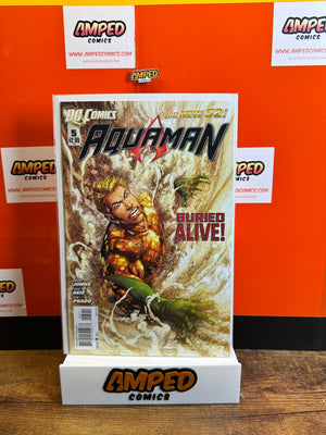 Aquaman 5 DC Comics The New 52 Buried Alive Geoff Johns