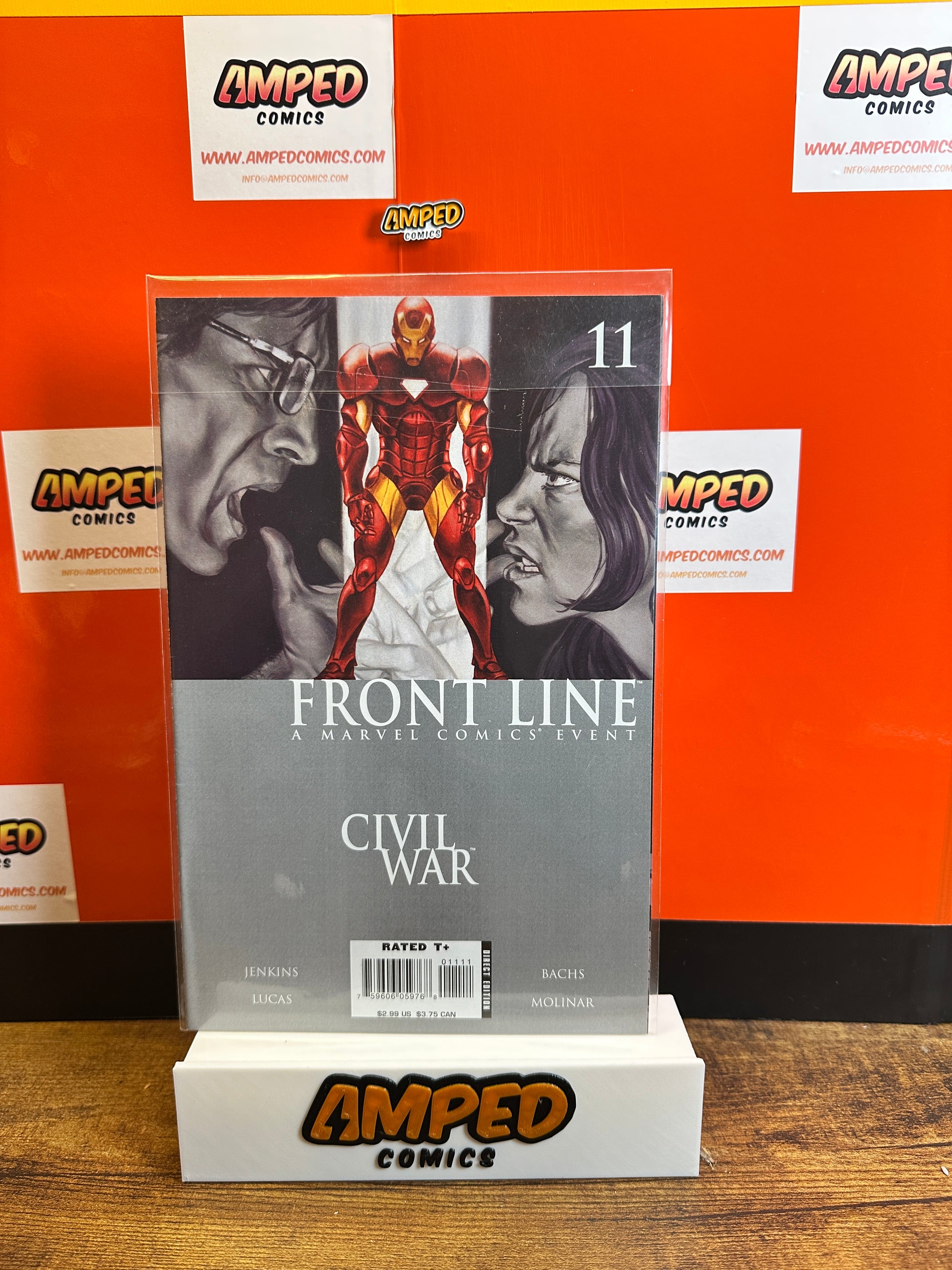 Civil War Front Line 11 (Marvel, 2007) Jenkins Bachs
