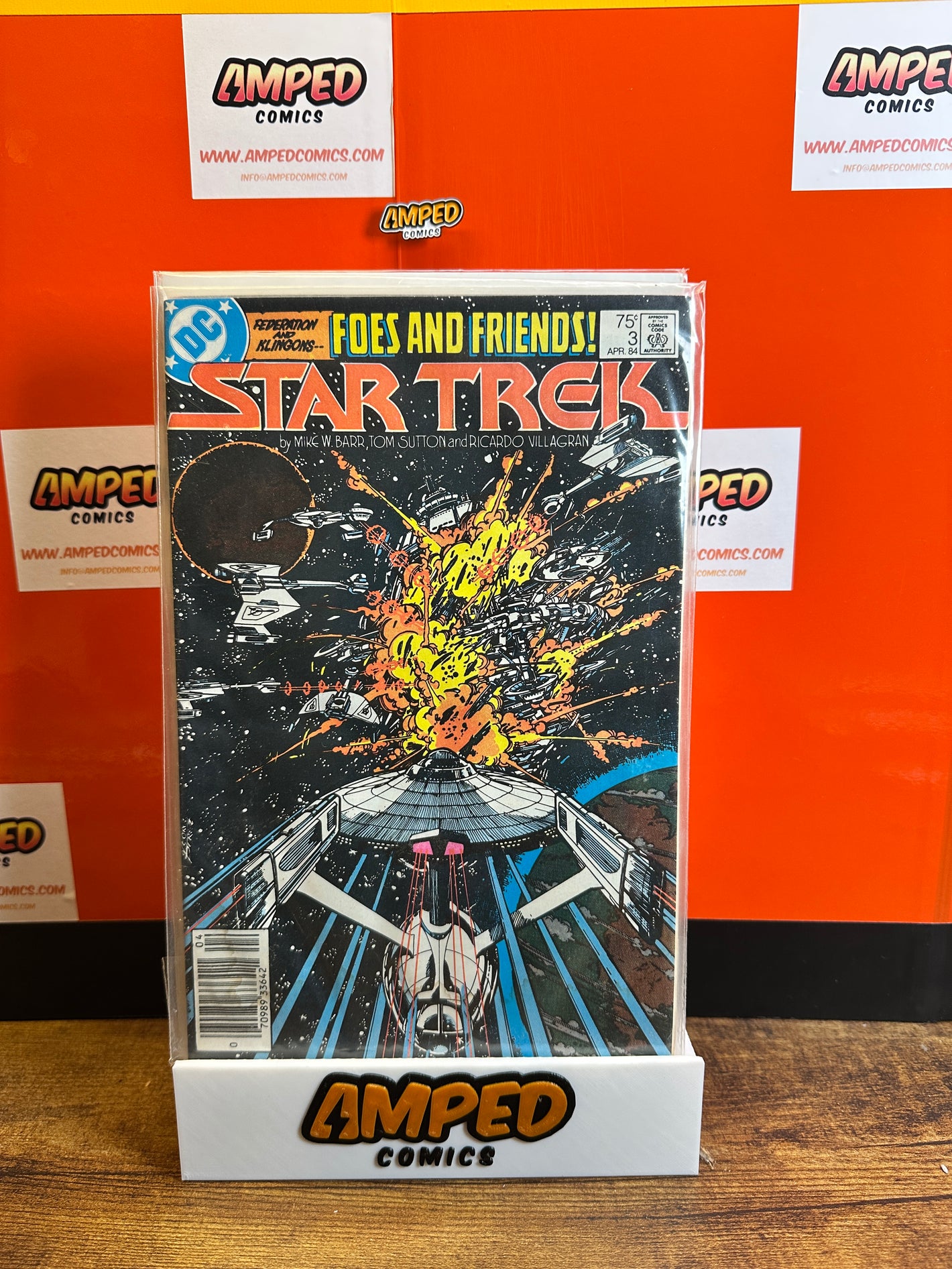 Star Trek 3 DC Comics April 1984 Foes and Friends