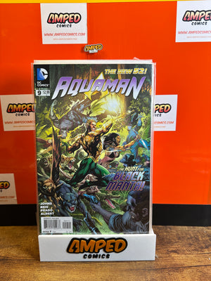 Aquaman 9 (2012) DC Comics - The Hunt for Black Manta