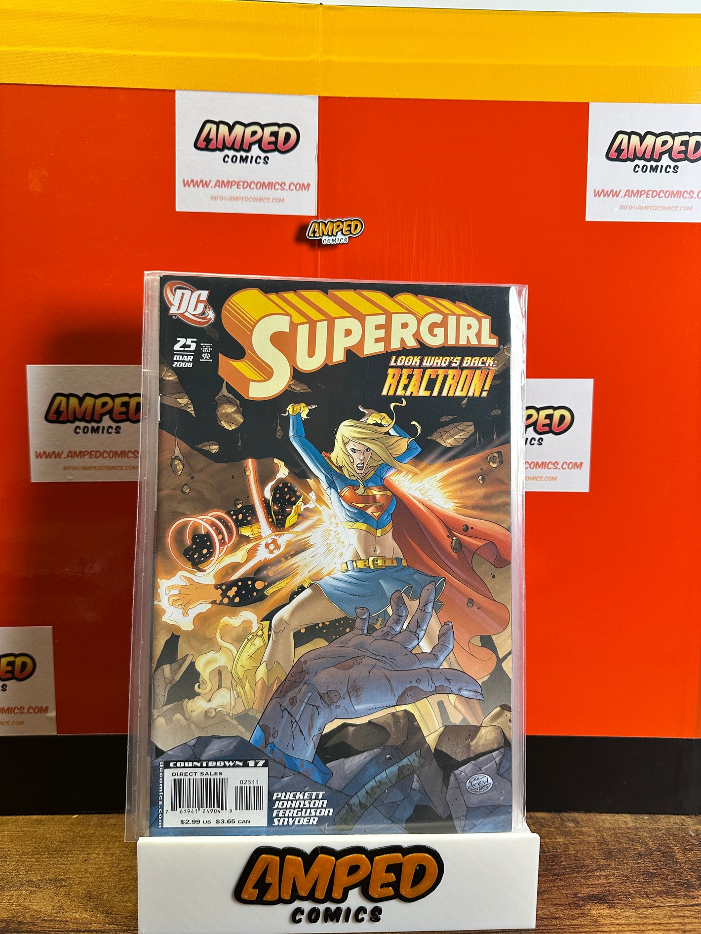 Supergirl 25 (2008) DC Comics - Reactron Appearance