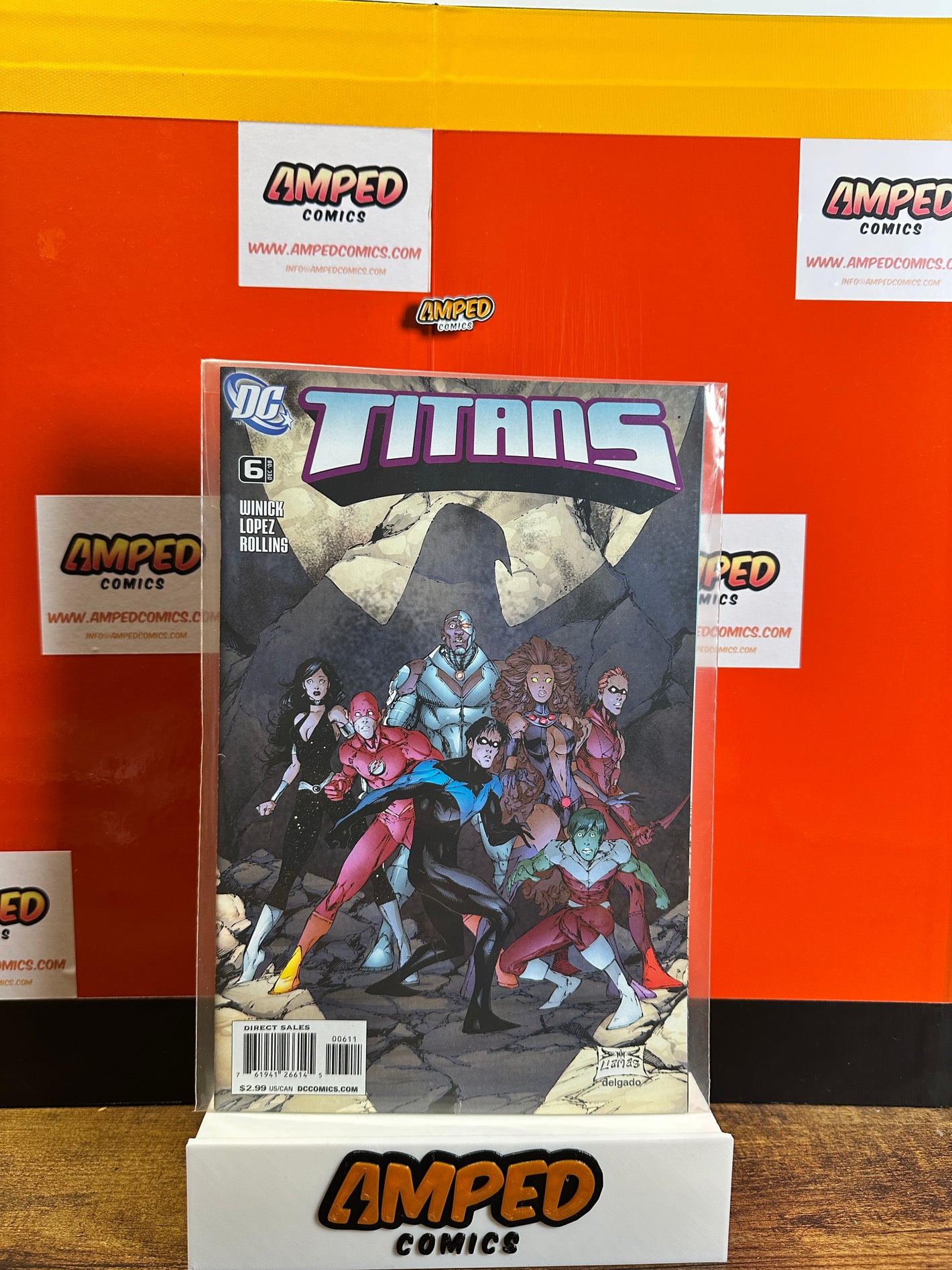 Titans 6 DC Comics 2008 Winick Lopez Rollins