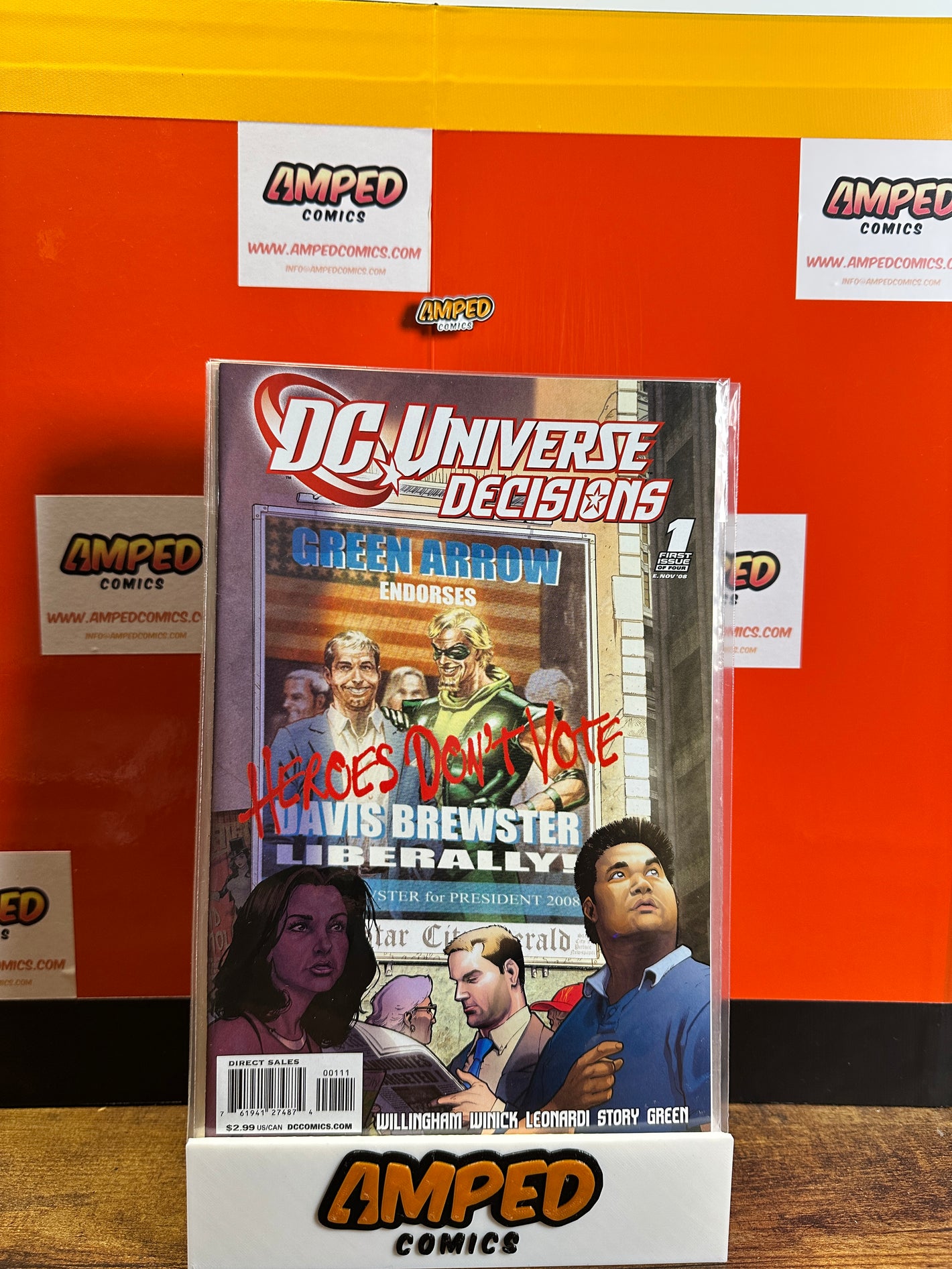 DC Universe Decisions 1 (2008) - Heroes Dont Vote