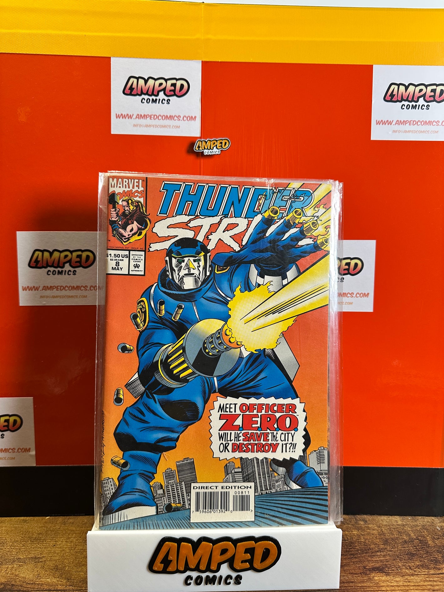 Thunderstrike 8 Marvel Comics May 1994 Officer Zero Appearance