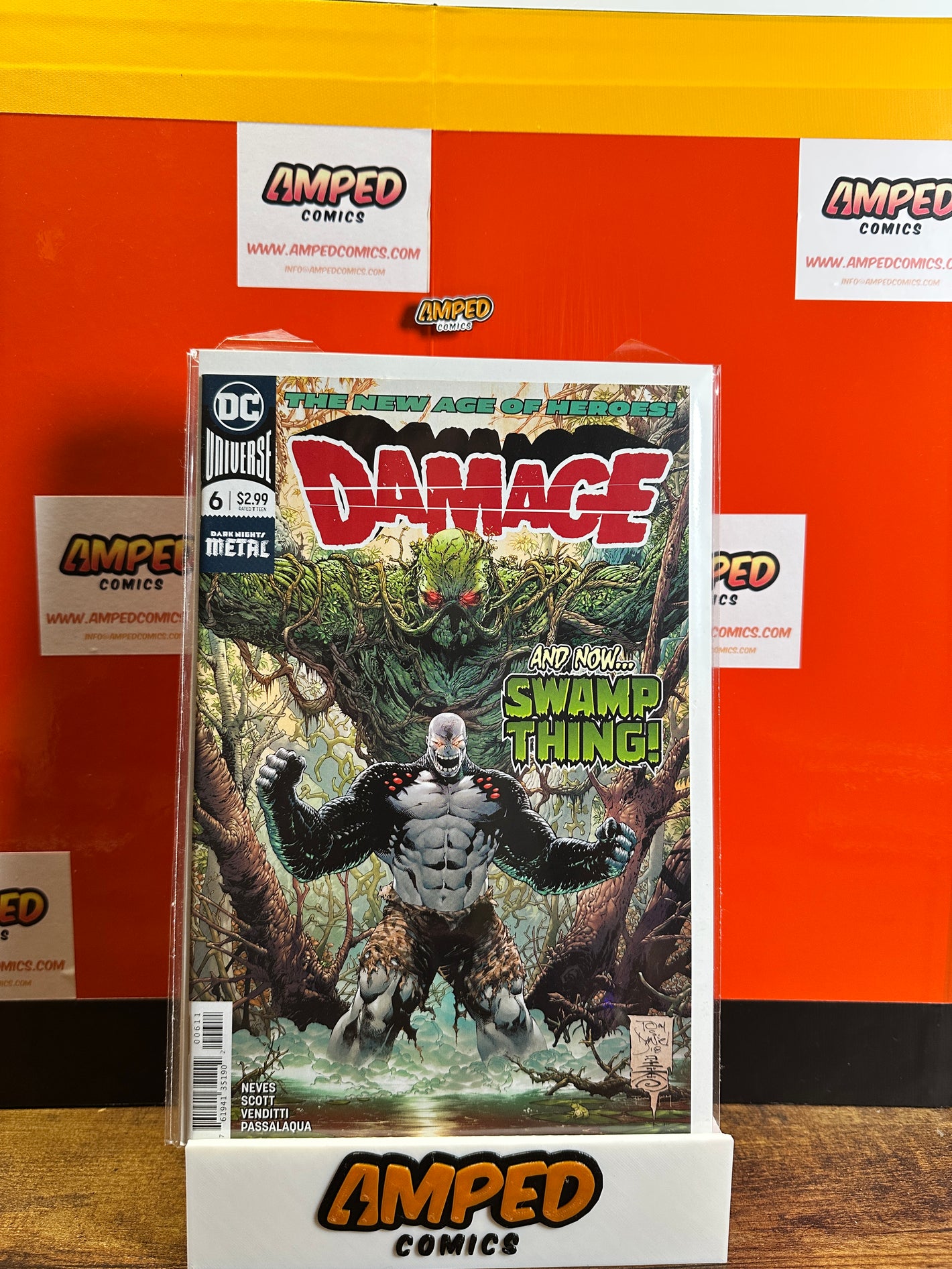 Damage 6 DC Comics 2018 Swamp Thing Appearance
