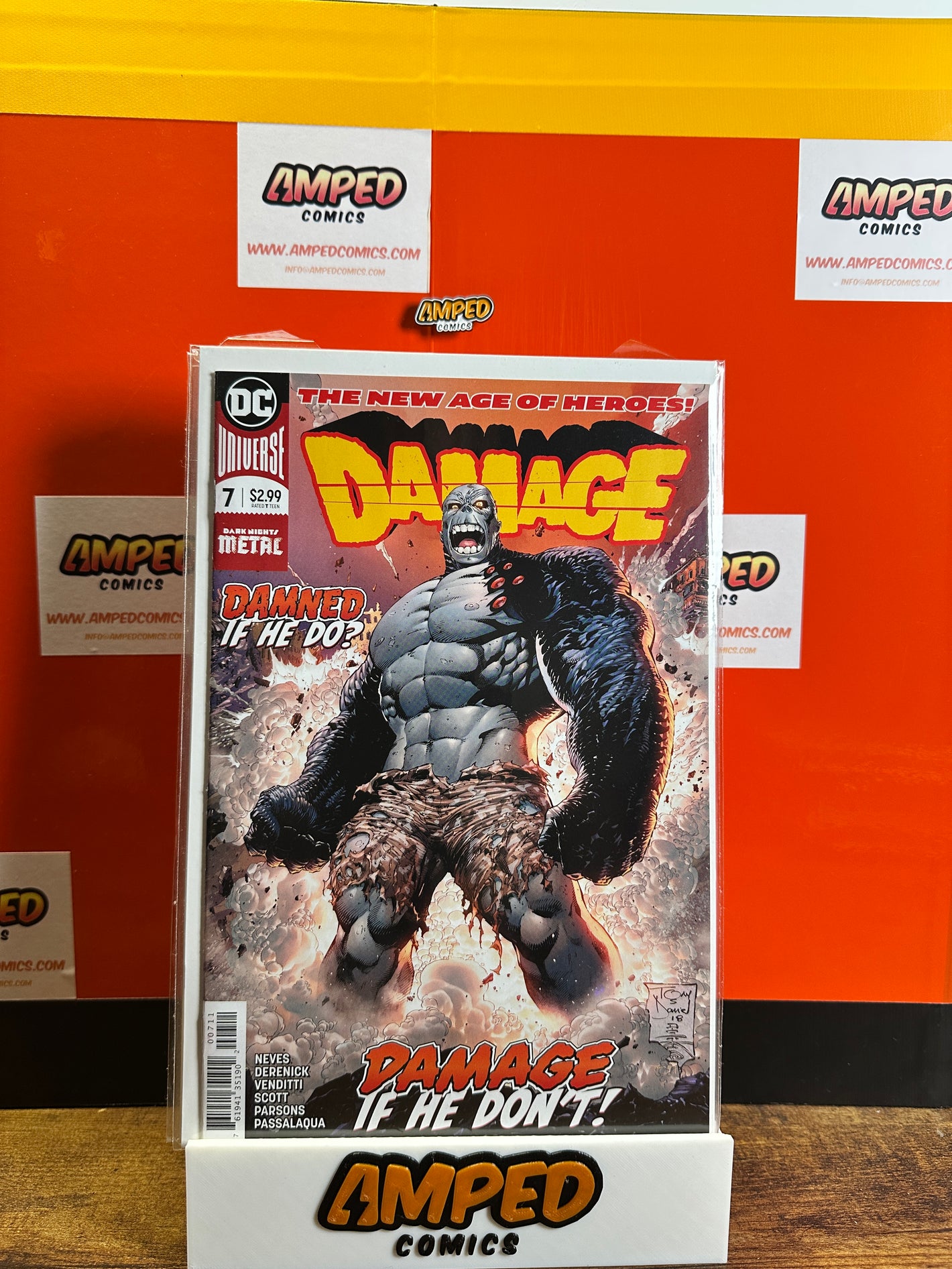Damage 7 DC Comics 2018 The New Age of Heroes
