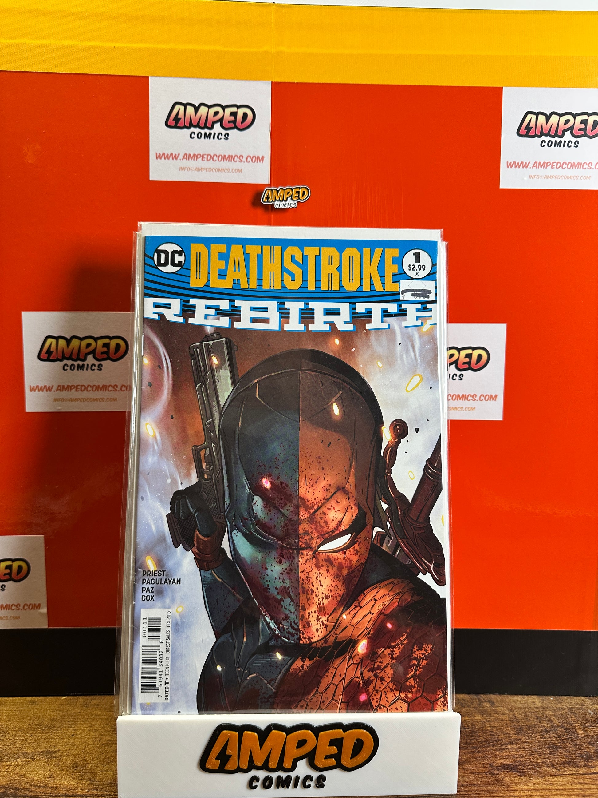 Deathstroke Rebirth 1 DC Comics 2016