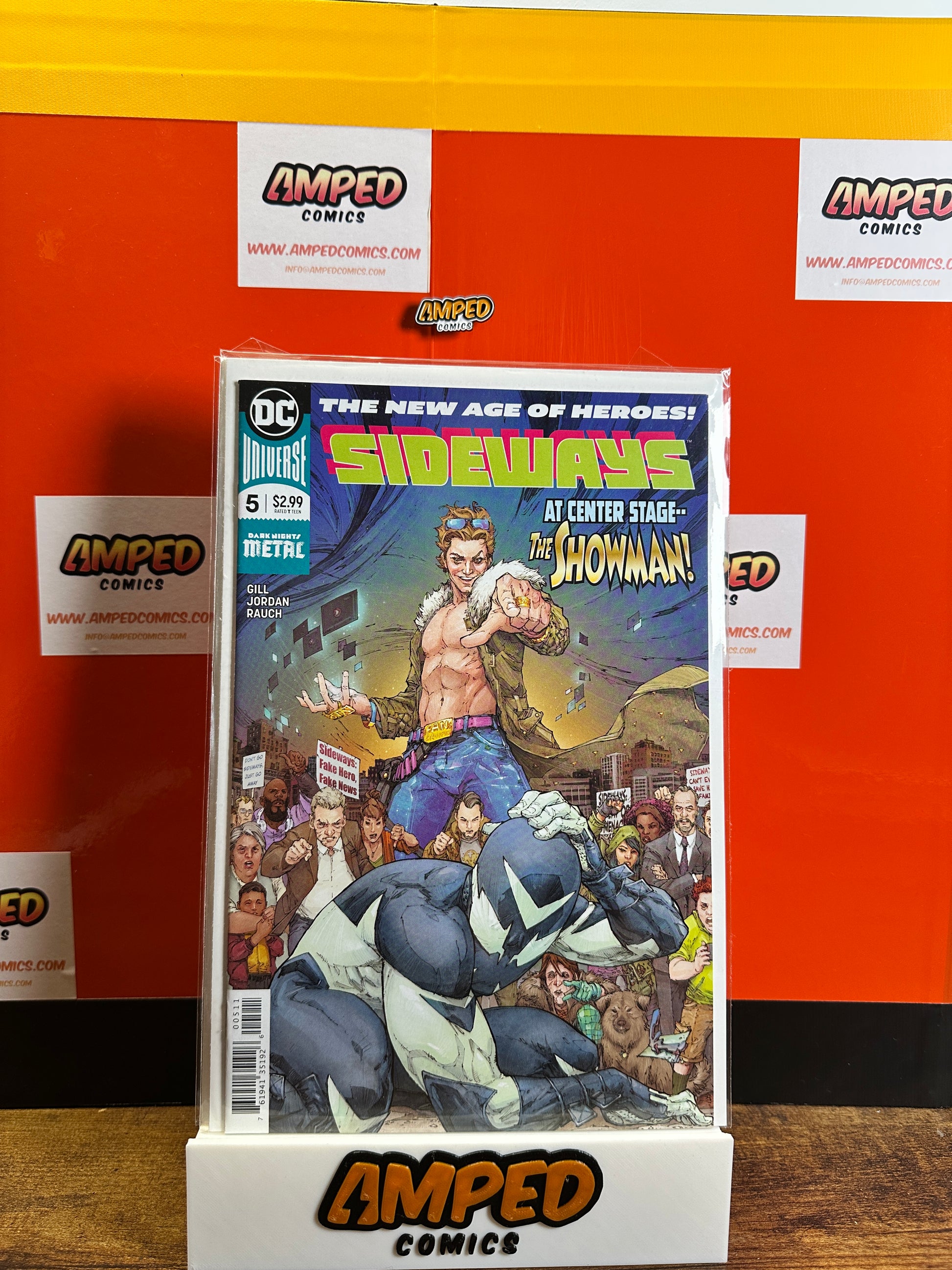 Sideways 5 DC Comics 2018 The Showman Dark Nights Metal Tie-In