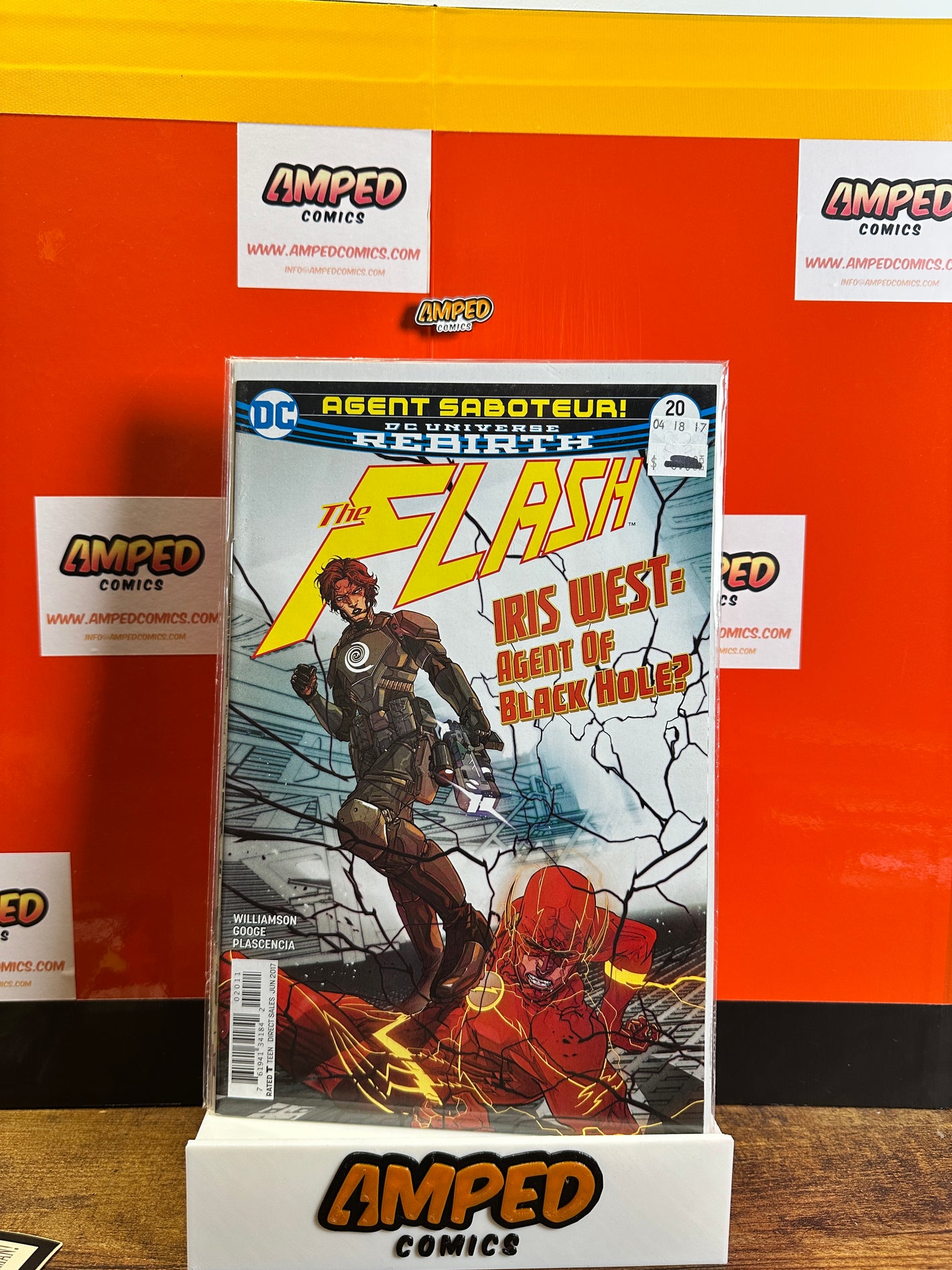 The Flash 20 (2017) DC Universe Rebirth - Iris West Agent of Black Hole