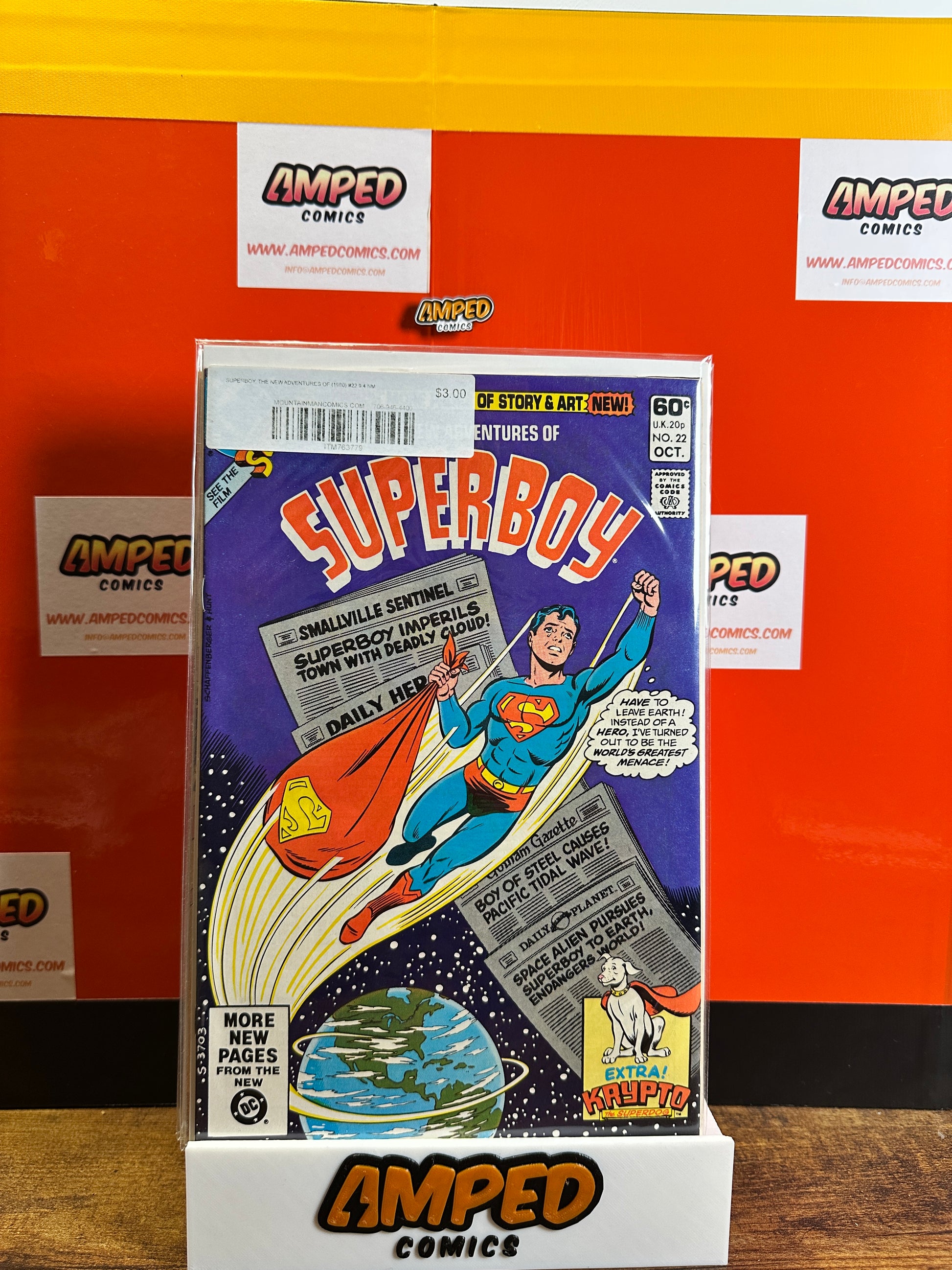 Superboy 22 DC Comics Oct 1981 Krypto Appearance