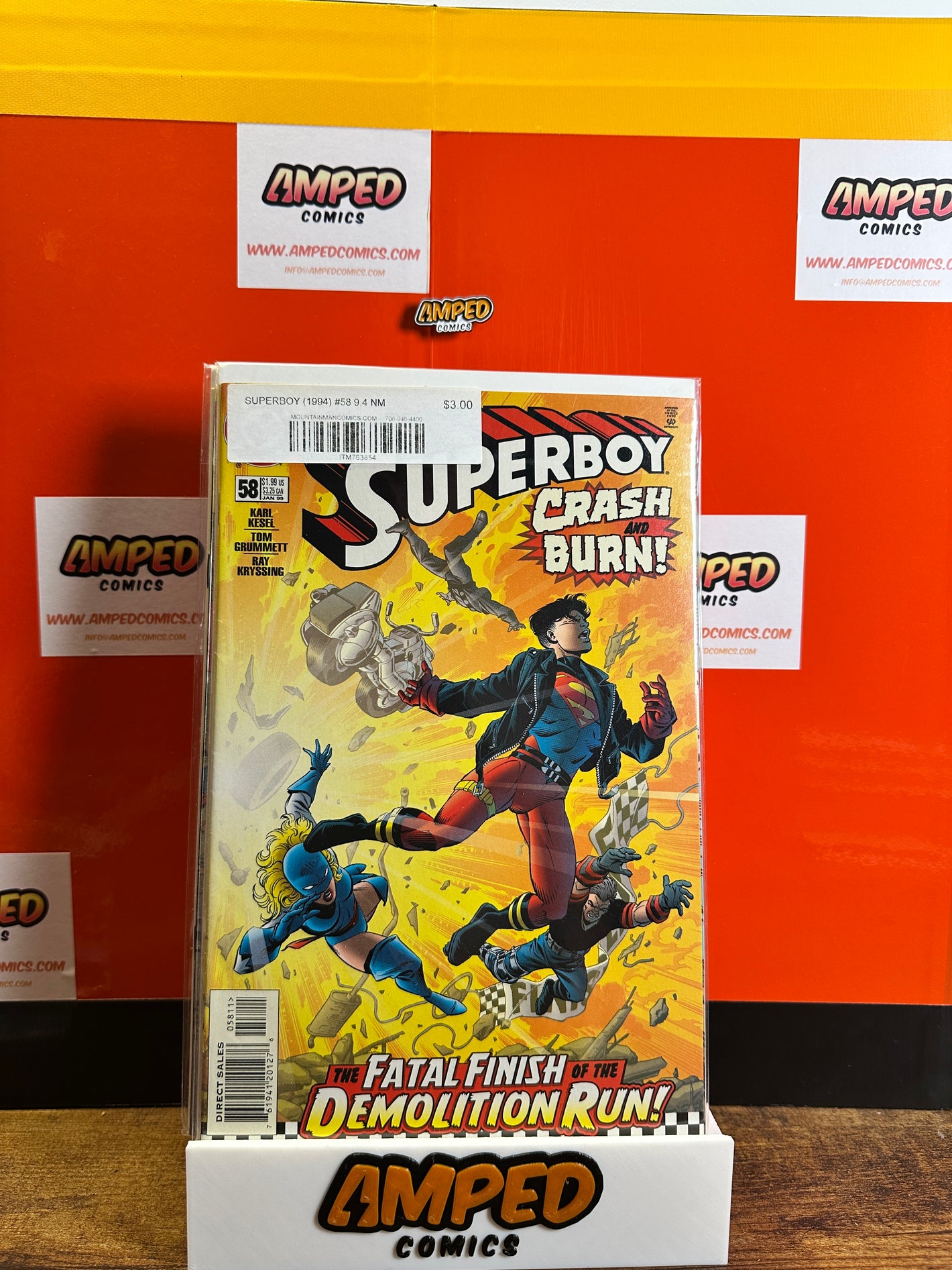 Superboy 58 (1994) DC Comics - Fatal Finish of Demolition Run